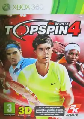 Top Spin 4 (USA) box cover front